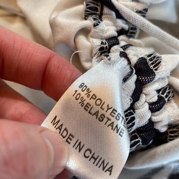 Princess Polly Elijah Mini Skirt Ruched Mesh Zebra Print sz 6 - Picture 9 of 10